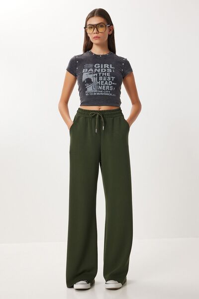 Hiccup ISTANBUL Modal Wide Leg Sweatpants