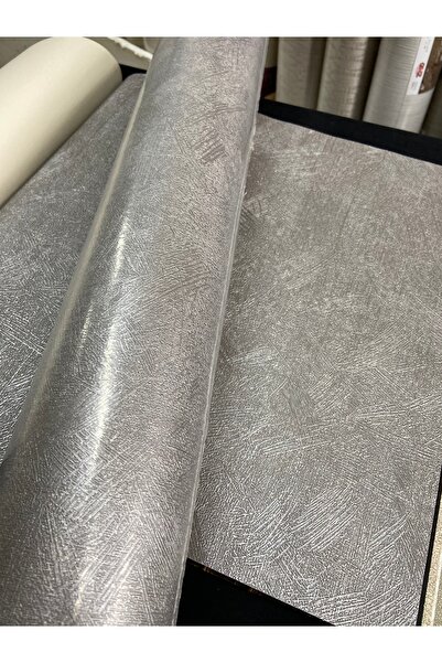 KOÇ YAPI DEKOR Tutkal hediye 16 m2 ithal kabartmalı simli koyu gümüş silinebi...