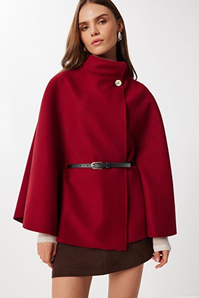 Hiccup ISTANBUL Textured poncho with belt