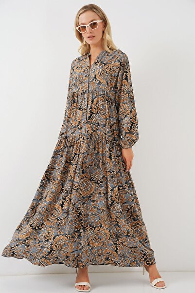 Hiccup فستان ماكسي بياقة على شكل حرف V مبطن من BDART