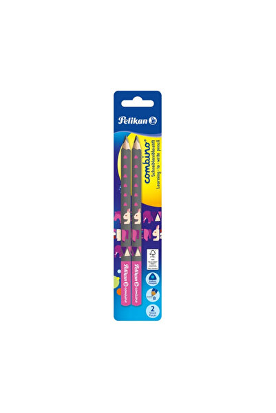 Pelikan Creion grafit lacuit Jumbo Pelikan, Roz - 2 buc/set