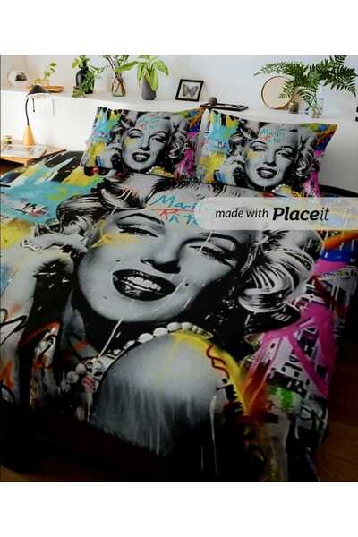 AngelsHome Special Design Brand Double Size King Size Bedding Set 6 Pieces Ra...