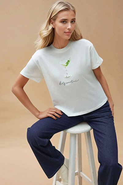 Hiccup Μπλουζάκι από 100% βαμβάκι με λεπτομέρεια εκτύπωσης και κανονική εφαρμογή