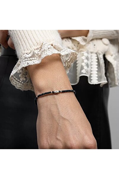 Ezera Mihit Bracelet made of Blue Jade Stones with Silver 925 Closure