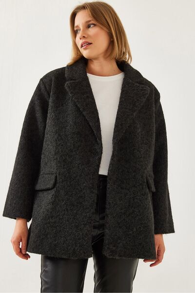 Hiccup Bianco Lucci Oversized wool coat