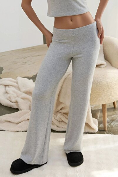 Hiccup Πλεκτό παντελόνι με ελαστική μέση με απαλή υφή