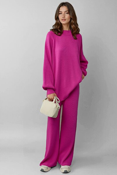 Hiccup MY FASHION Set Coordonat Din Tricot Cu Pulover Lejer Și Pantaloni