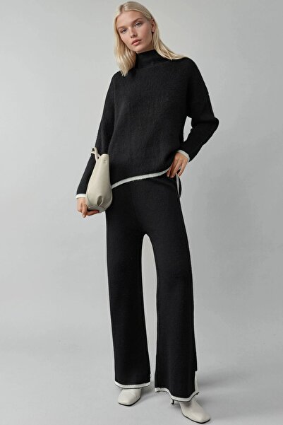 Hiccup Σετ πλεκτών πουλόβερ και παντελονιών με απαλή υφή MY FASHION oversized