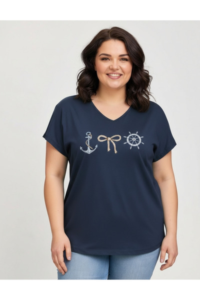 Barato Γυναικείο μπλουζάκι από βαμβάκι υψηλής ποιότητας με στάμπα με θέμα τη ...