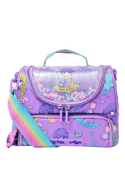 SMIGGLE صندوق غداء هاري بوتر ذو قسمين مع حزام