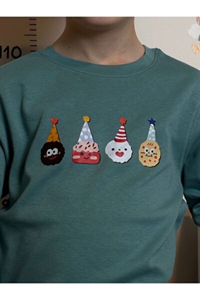 Mir KidsClup تي شيرت بأكمام طويلة من قماش الإنترلوك للجنسين