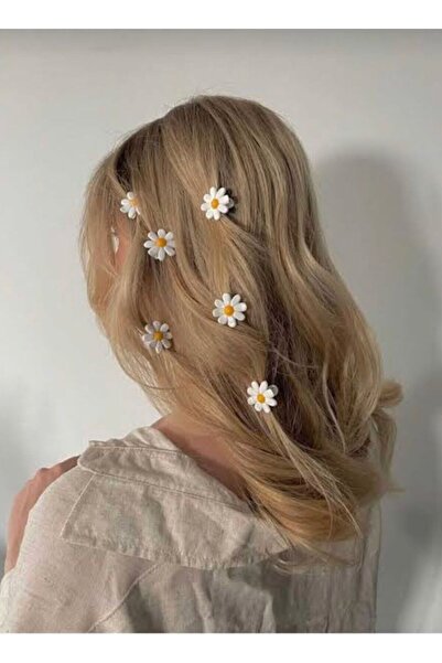 Ekol Aksesuar Papatya Saç Süsü 10'Lu