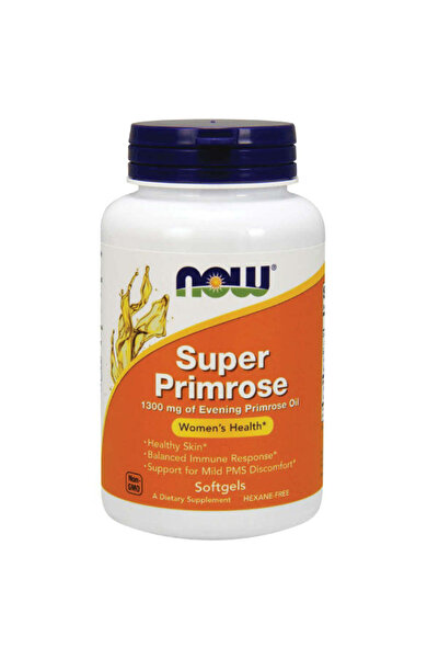 Now 1300mg Super Primrose Women's Support Supplement for Skin & Immune System...