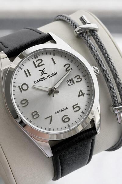 Daniel Klein Leather Cord Calendar Dial 2 Year Warranty 3 Atm Resistant Male ...