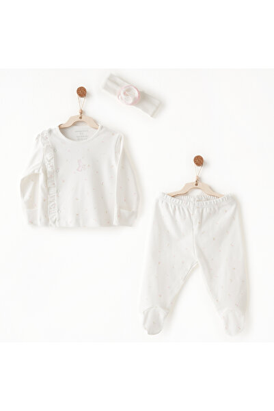 andywawa Baby Zibin Set 3 Pcs Side Snap Set Summer Time