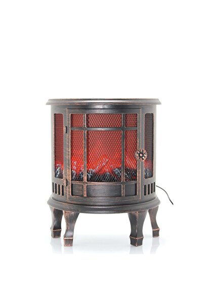 Store Dekoratif Ledli Şömine Lamba 31×16×36 Cm | Alev Efektli Ortam Işığı