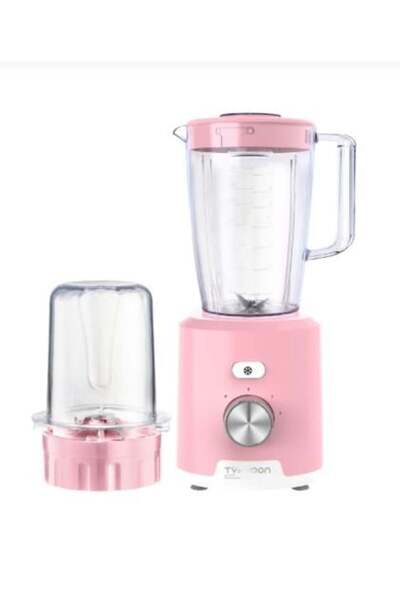 Typhoon خلاط مع مطحنة، سعة 1.8 لتر، 650 واط - وردي