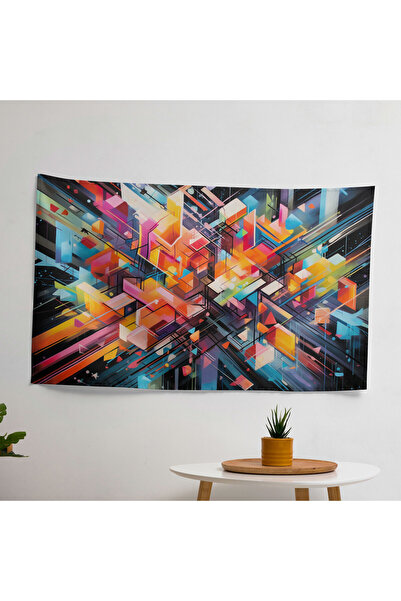 PaintedAnarchy Abstract Graffiti Explosion Wall Art - Sublimation Printed Vib...