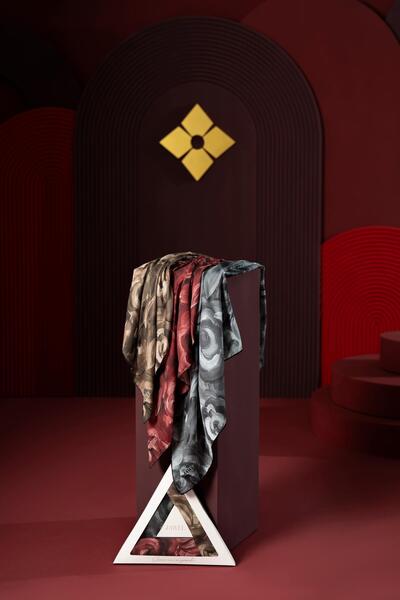 JAWEL Women's Mirla Soft Scarf Pack (Black-Dark Burgundy-Angry Brown)