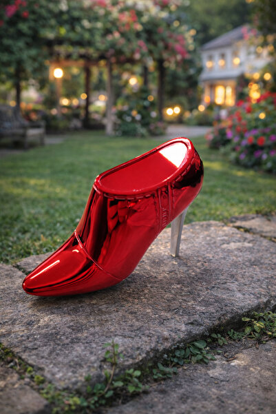 Lumera Accessory 🔥 Kırmızı Topuklu Ayakkabı Tasarımlı Şık Çakmak