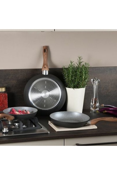 Tognana Grancucina Granite Frying Pan Set – 2 Pcs (24 cm & 28 cm)