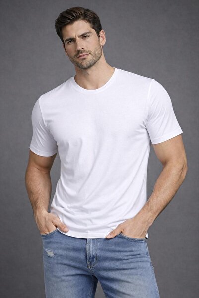 zs zaos fashion erkek bisiklet yaka basic düz tişört pamuklu kaliteli rahat l...