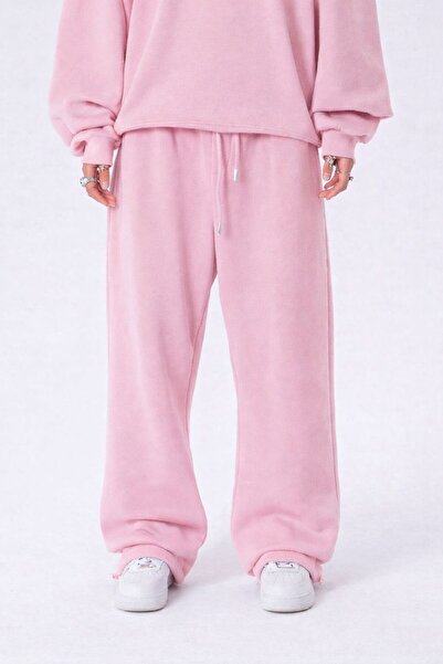 Hira Clothing Yumuşak Dokulu Ayarlanabilir Lastikli Rahat Kesim Eşofman Altı