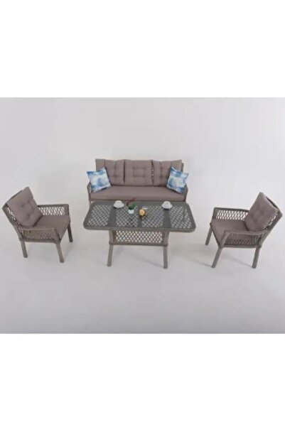 Bahçemo POLO 3+1+1+MASA OTURMA TAKIMI