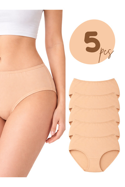 LİBELLA İÇ GİYİM Premium Series Cotton Stretch Fabric 5-Pack Perfect Fit Flex...