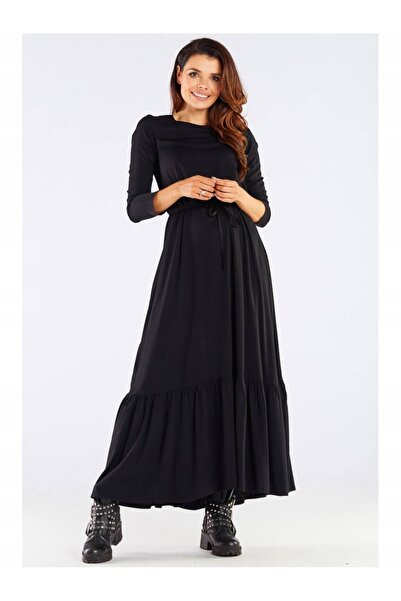 Awama Dress A455 - Black - L/XL