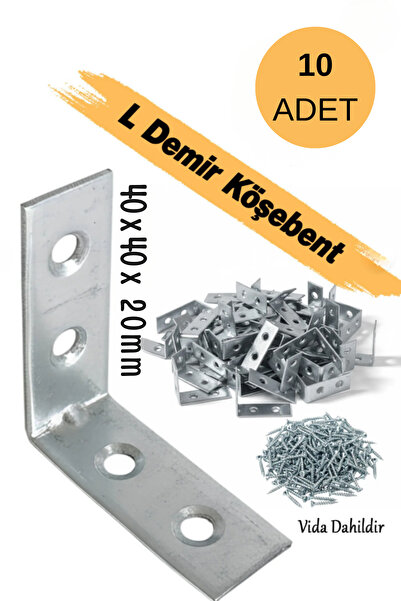 NVT YAPI İNŞAAT Mobilya Eşya Dolap Duvara Sabitleyici Köşebent Bağlantı Apara...