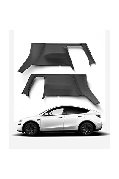 TESLA Juniper Arka Bagaj Kenarları Koruyucu Bakaliti - 2'li Set - Siyah