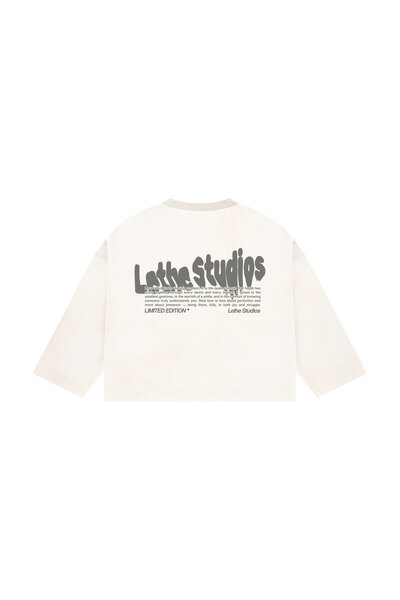lethestudios Lethe Studios Printed Long Sleeve Basic T-Shirt