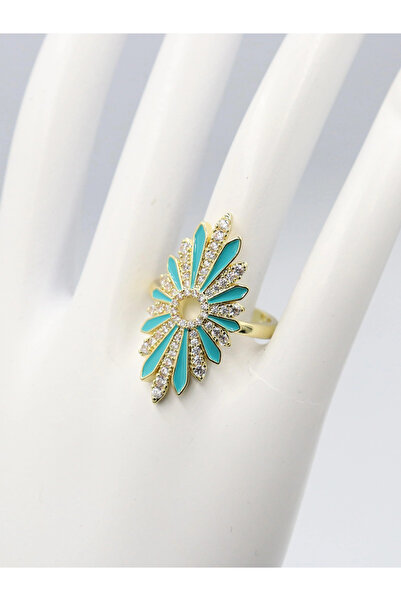 byozanyılmaz Handmade Mineli Design Adjustable Ring