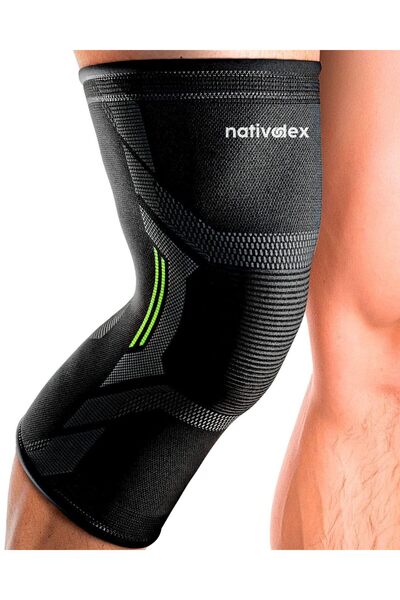 Dotail Orteză de genunchi NativoDex, compresie elastică, unisex, neopren + si...