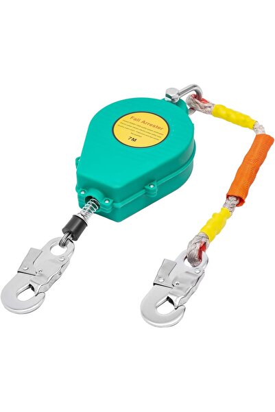 ENKEL MAKİNA 7 Metre Geri Sarımlı Çelik Halatlı Düşüş Durdurucu