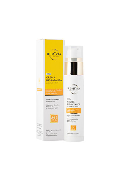 REMIVIA COSMETICS Cremă Protecție Solară SPF 50, Cremă de față SPF cu Spectru...
