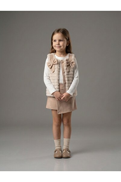 Lumia Baby Costum de scuba pentru fete cu detalii de fundă