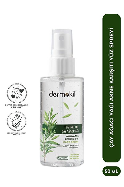 Dermokil Çay Ağacı Akne Karşıtı Yüz Spreyi 50 ml