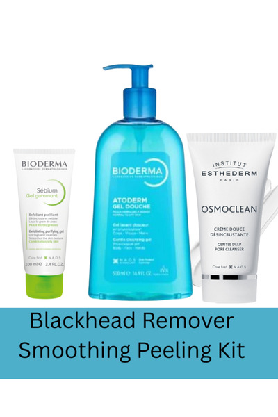 Bioderma Blackhead Remover & Smoothing Peeling Kit