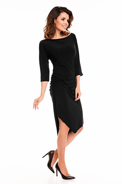 Awama Dress A131 - Black - M