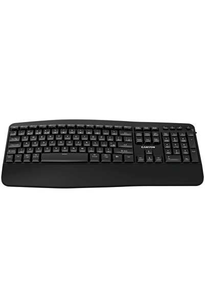 Other Tastatură ergonomică fără fir CANYON HKB-W6, neagră