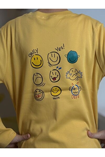 Mir KidsClup تي شيرت بأكمام طويلة من قماش الإنترلوك للجنسين