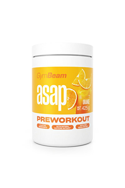 GymBeam ASAP Pre-Workout, 425 g, portocaliu