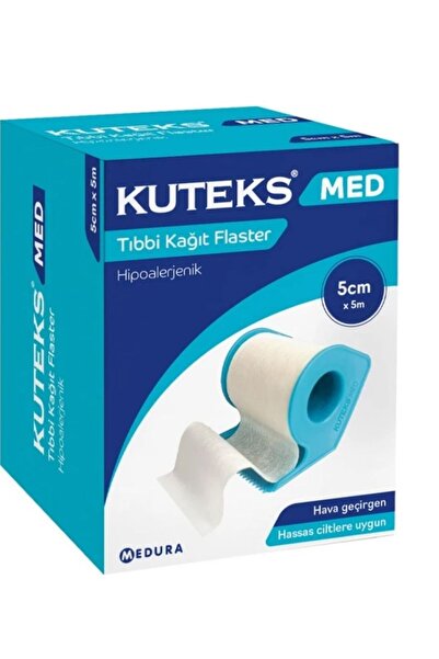Kuteks Hipoalerjenik Tıbbi Kağıt Flaster 5cm x 5 mt. 1 Adet