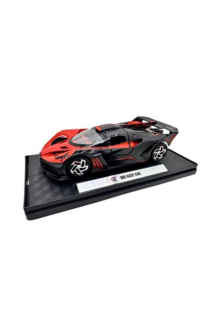 JPT Bugatti Bolide Model 1:32 Roșu/Negru Turnat sub presiune
