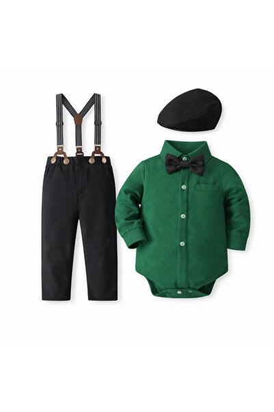 kizu Set băieți 3 piese elegant – pentru botez și ocazii speciale 3-9 luni