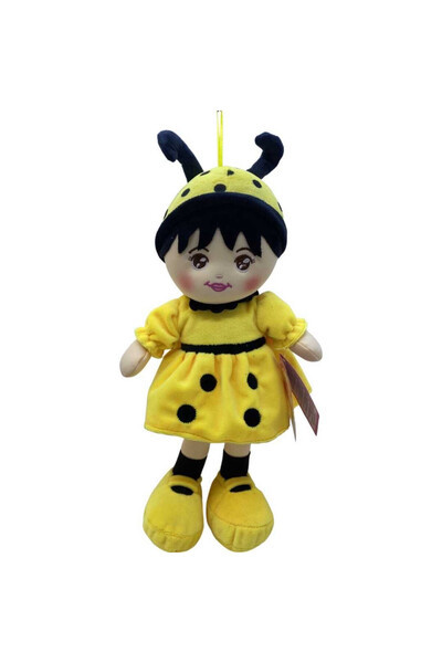 JPT Yellow Singing Bee Plush with Romanian Melody