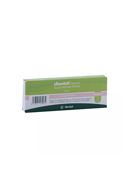Vilardell GLYCERIN SUPPOSITORIES INFANT 12'S