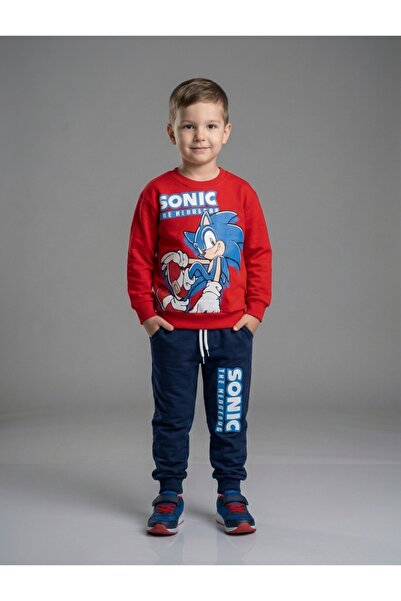 JELİBOOM KİDS Boy's Sonic the Hedgehog Printed Set